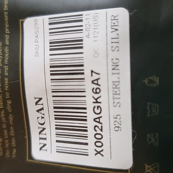 Sterling Silver Mom charm - Picture 2 of 2